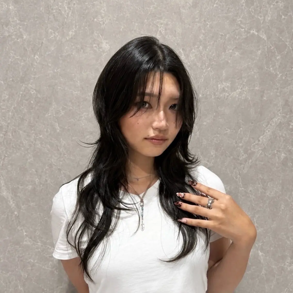 ロング 🛼韓国y2k/寒色 /kokona🛼のヘアスタイル