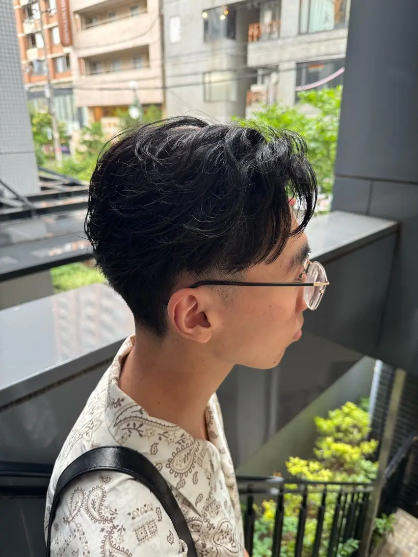 メンズ カット 河野 悠のヘアスタイル