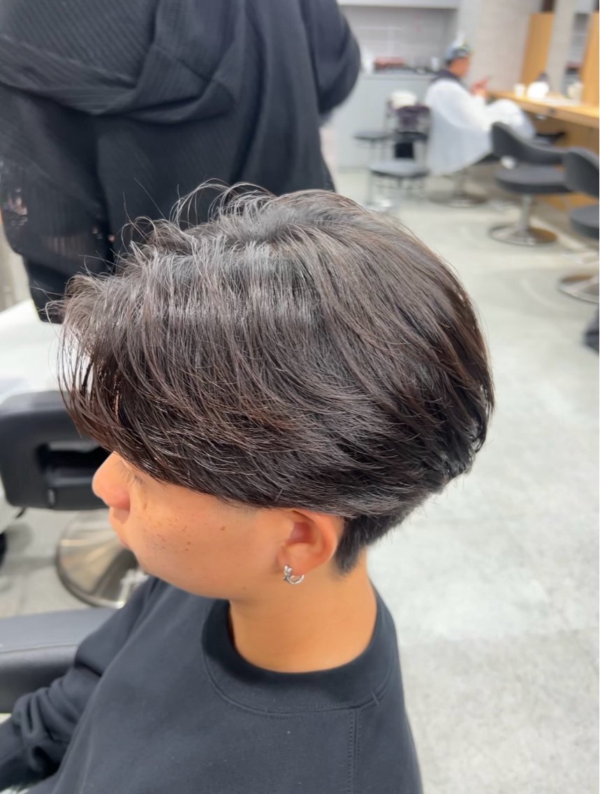 パーマ メンズ メンズパーマ ニュアンスパーマ カット パーマ ハイトーン特化 メンズ美容師仁也のヘアスタイル