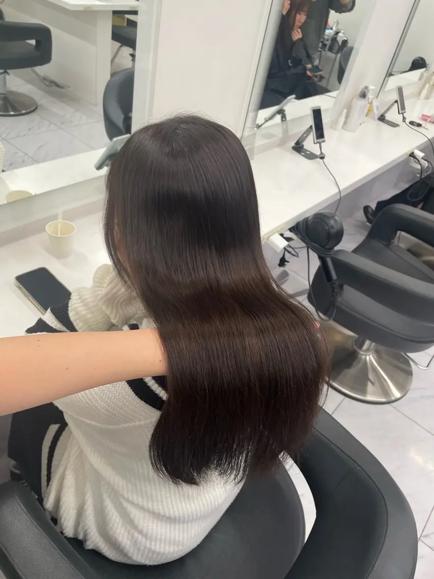 ロング カラー ヘアアレンジ カット ヘアカラー トリートメント ヘアセット 💗横浜美容室 💗HARUNAのヘアスタイル