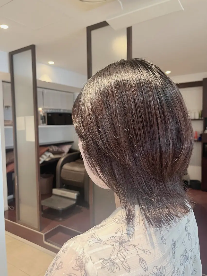 ミディアム カット 奥山 沙季(大井町)のヘアスタイル