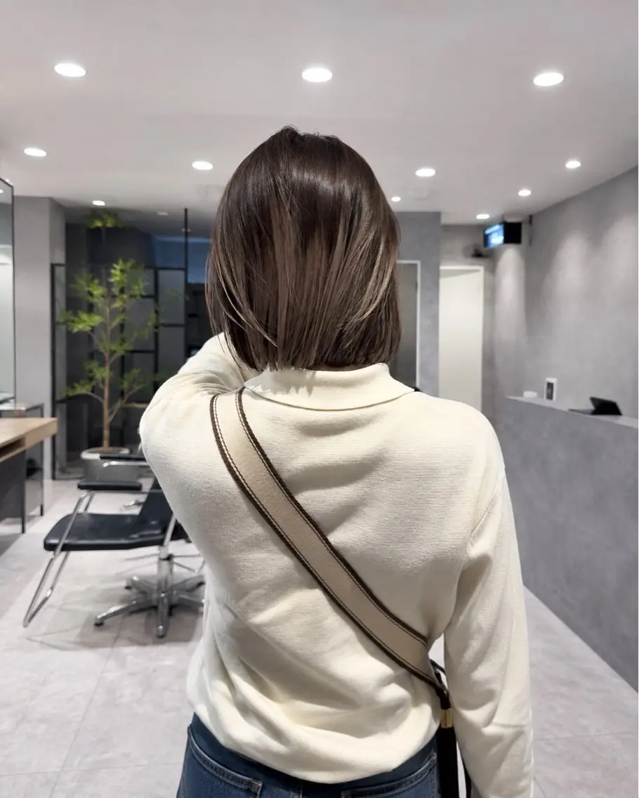 ショート ボブ 野林 夏帆のヘアスタイル