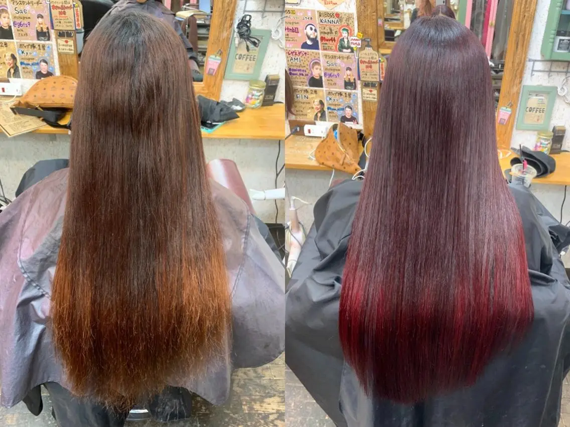 カラーモデル募集ෆ SAEのヘアスタイル