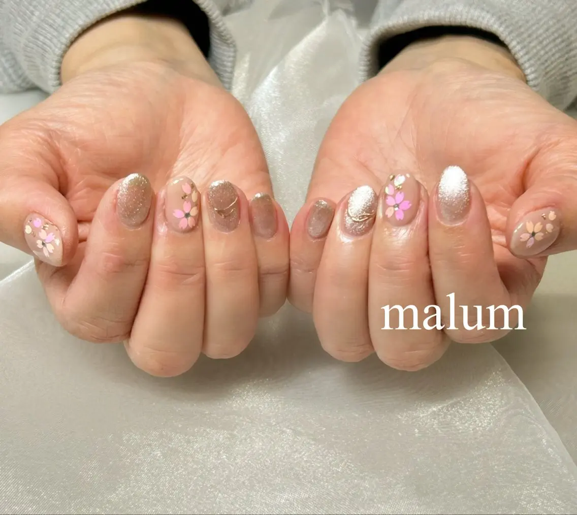 ネイル ハンドネイル malum nailのネイルデザイン