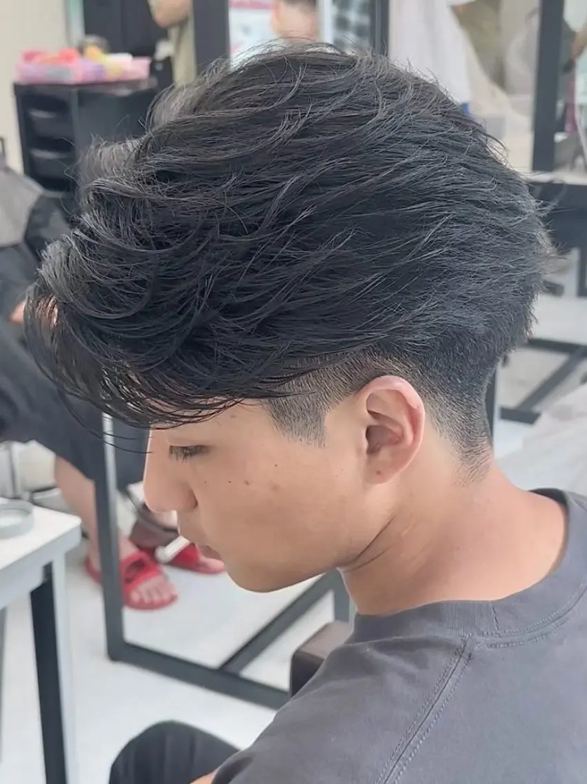 【🔥営業の方におすすめ‼️🔥】ニュアンスパーマでセットを楽に‼️明るい印象✨3分でセットが終わる楽な朝へ！の写真