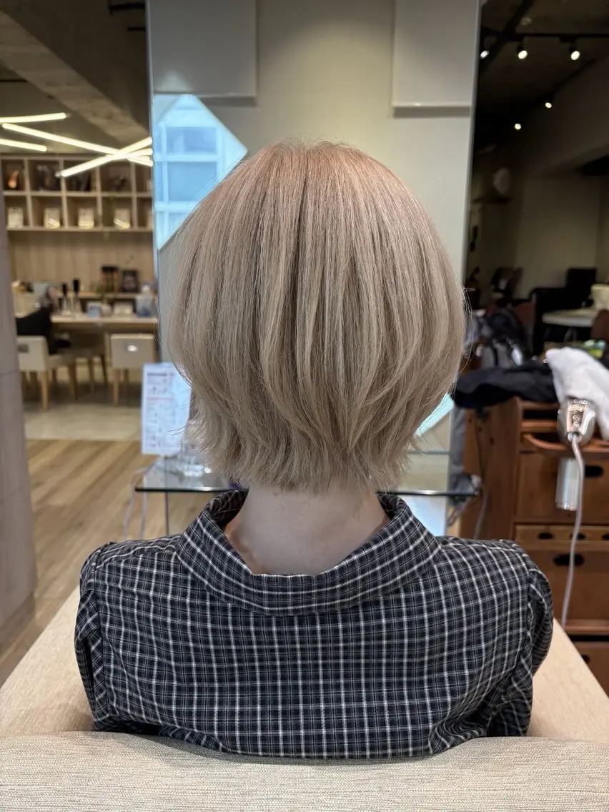 ショート カット ヘアカラー あべちゃん |髪のお悩み相談室のヘアスタイル