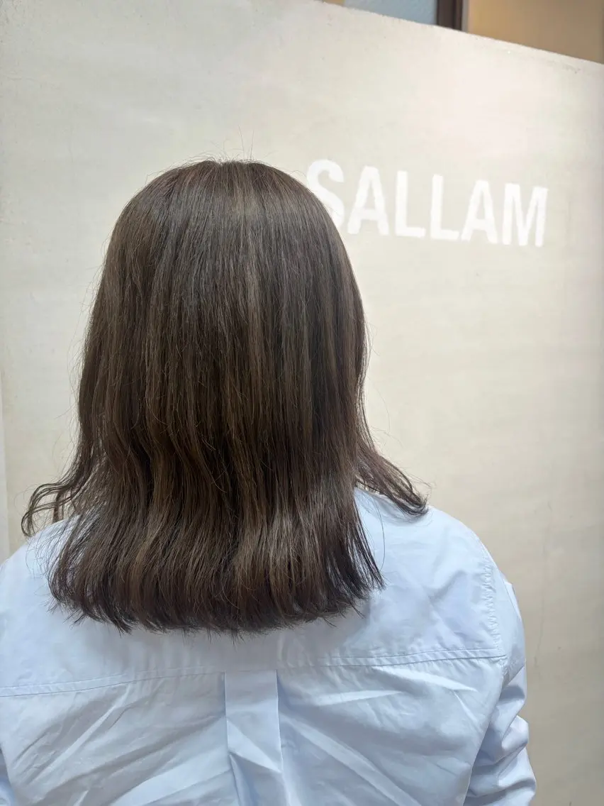 カラー ブラウンカラー ココアブラウン ヘアカラー 加納 望玖のヘアスタイル