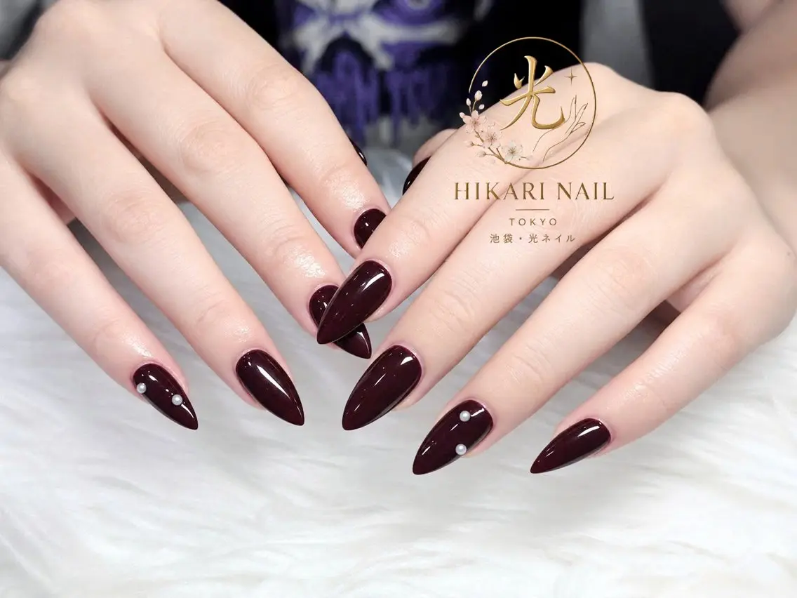 ネイル チークネイル 長さ出し フレンチネイル ガーリー ハロウィン フットネイル HikariNail Ikebukuroのネイルデザイン