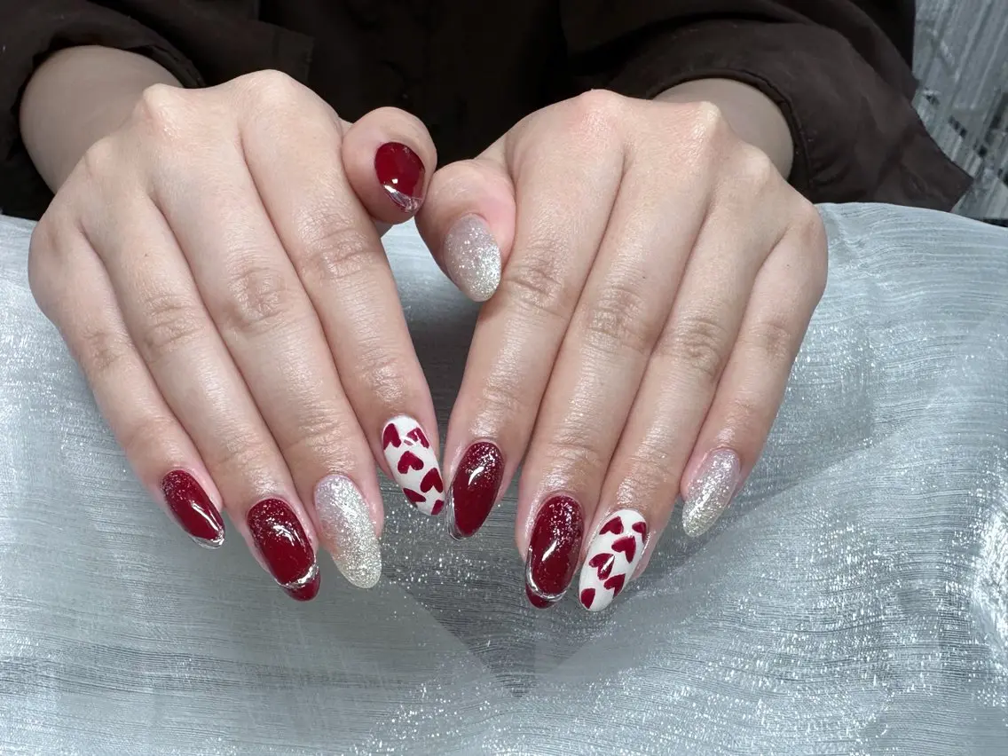 ネイル スカルプネイル シンプルネイル ハンドネイル ハンドケア Lu nailsalonのネイルデザイン