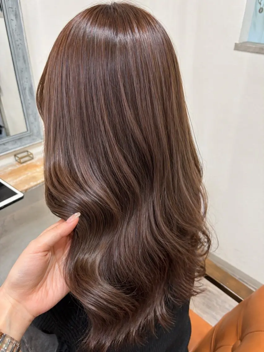 ロング カットモデル急募! 竹俣 千夏のヘアスタイル