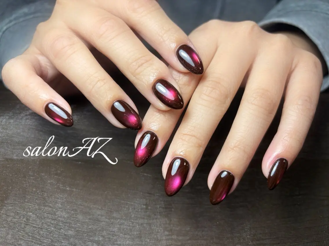 ネイル アートネイル 長さ出し フットネイル フレンチネイル ジェルネイル ハンドネイル salon AZのネイルデザイン