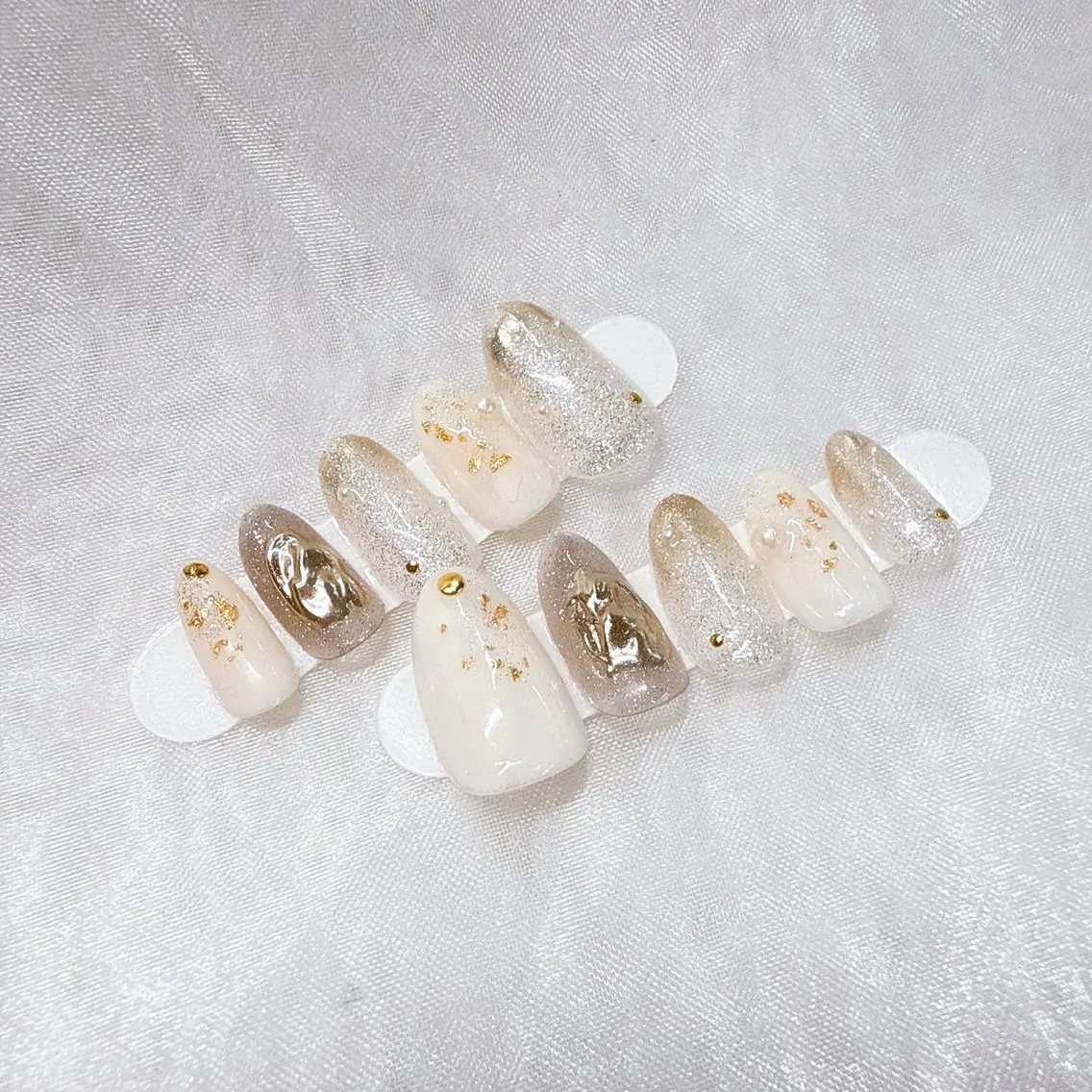 ネイル ブライダルネイル nail salon Rucheruのネイルデザイン