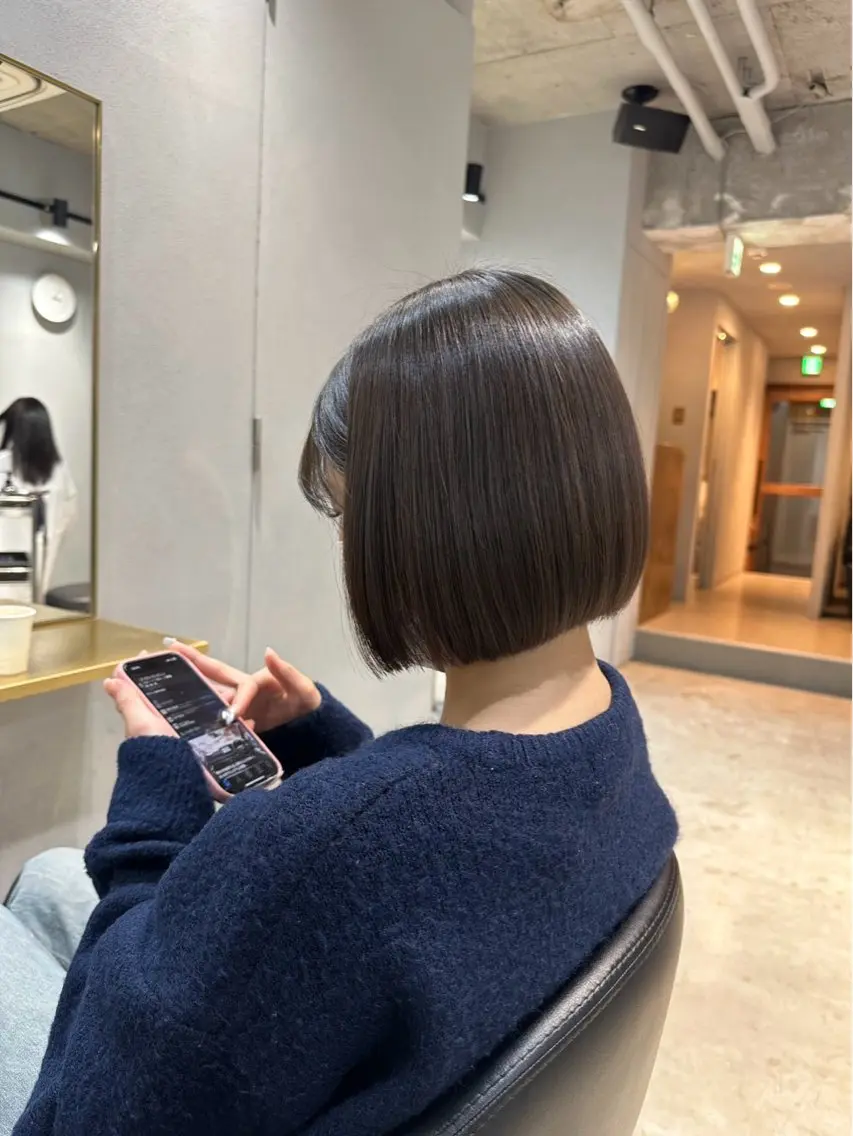 ショート カラー 透明感カラー ヘアカラー 【表参道】 nanakoのヘアスタイル