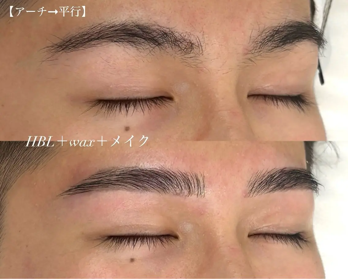 メンズ アイブロウ ワックス脱毛 眉カット その他(アイブロウ) 骨格似合わせ眉🫧 /momoka.kaの眉毛・アイブロウイメージ
