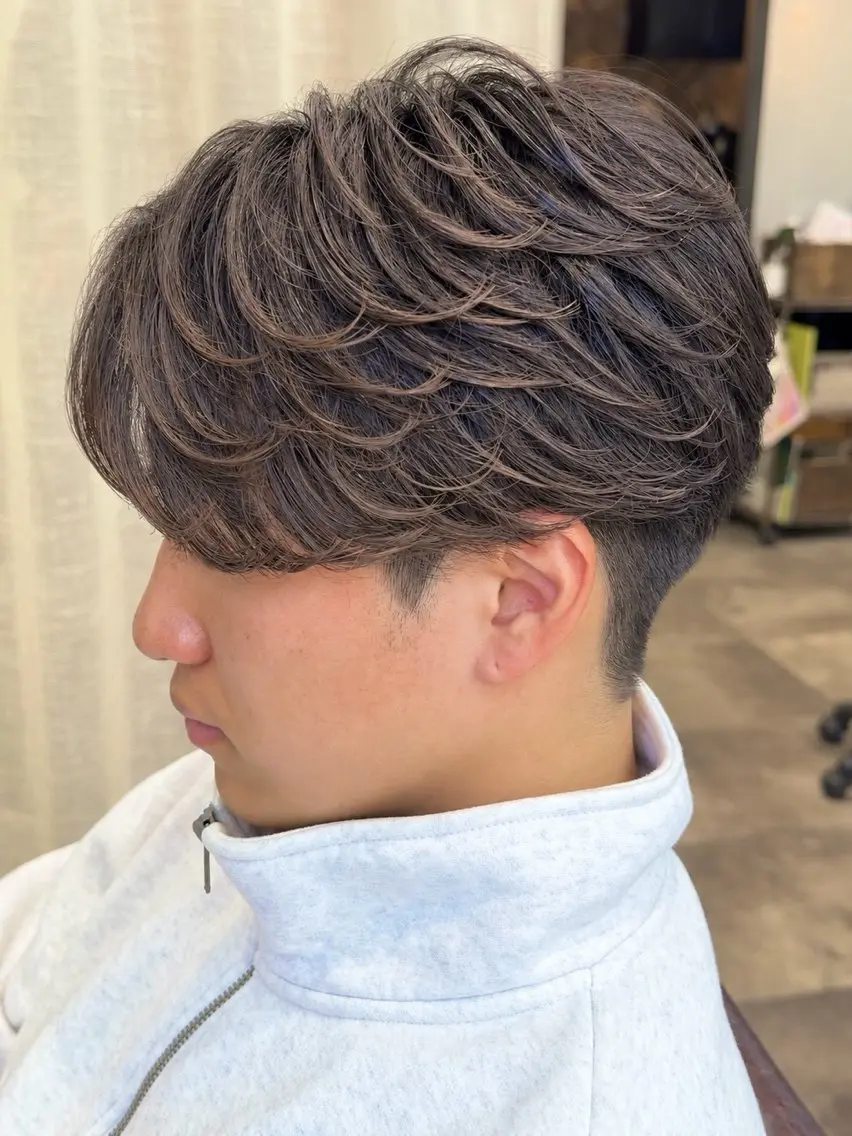 パーマ メンズ フェザーパーマ メンズパーマ SENA 💕のヘアスタイル