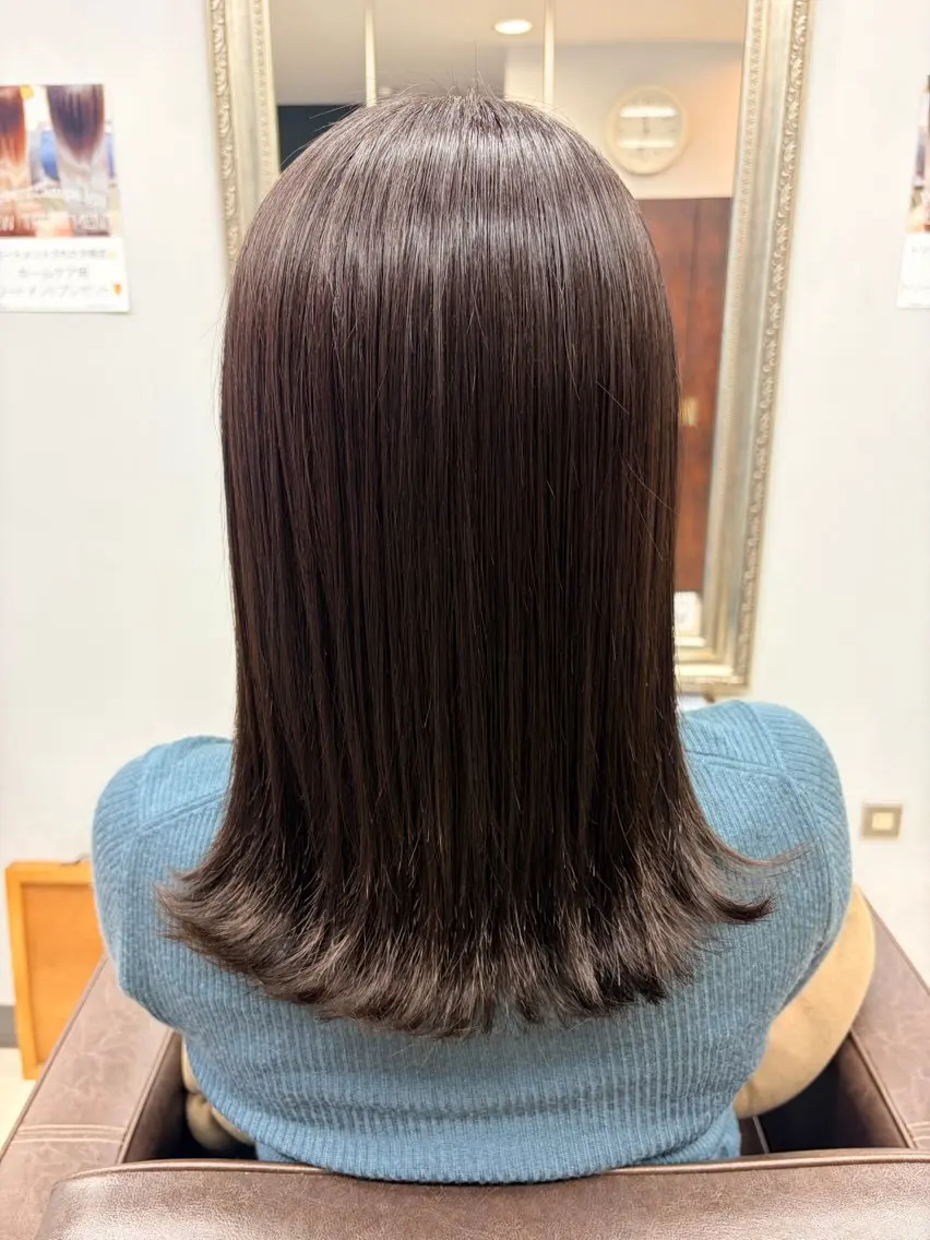 セミロング カラー トリートメント 産休の為お休みです! 小島凜のヘアスタイル