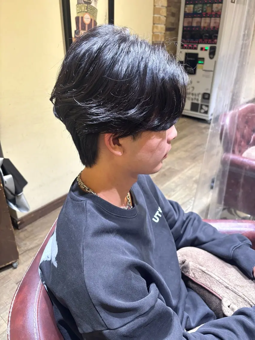 cut + perm🩶（mens限定の写真