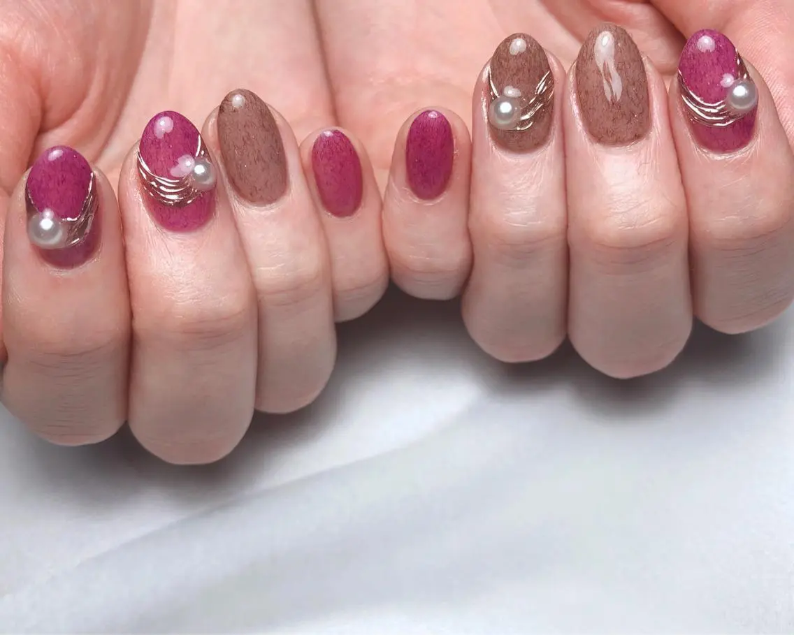 ネイル ハンドネイル saki_ nail heronのネイルデザイン