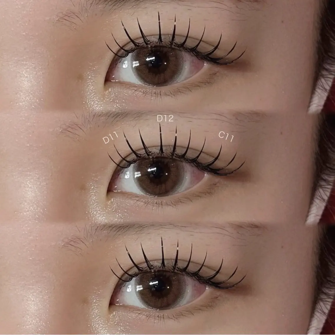 マツエク・マツパ キュート フラットラッシュ Jカール マツエク 天王寺eye ♡eyebrowのマツエク・マツパデザイン