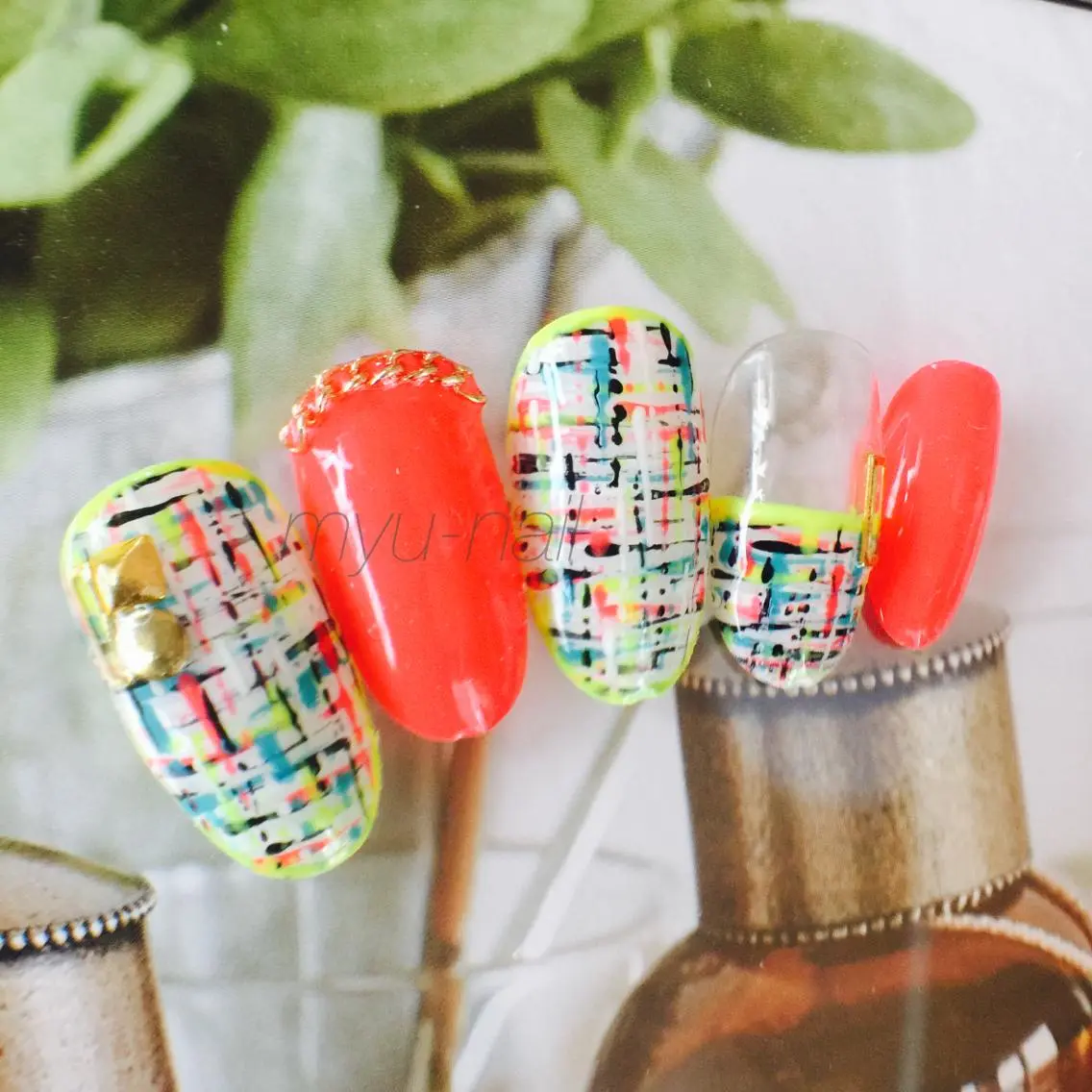 ネイル アートネイル ネイルチップ ホームサロン myu-nailのネイルデザイン