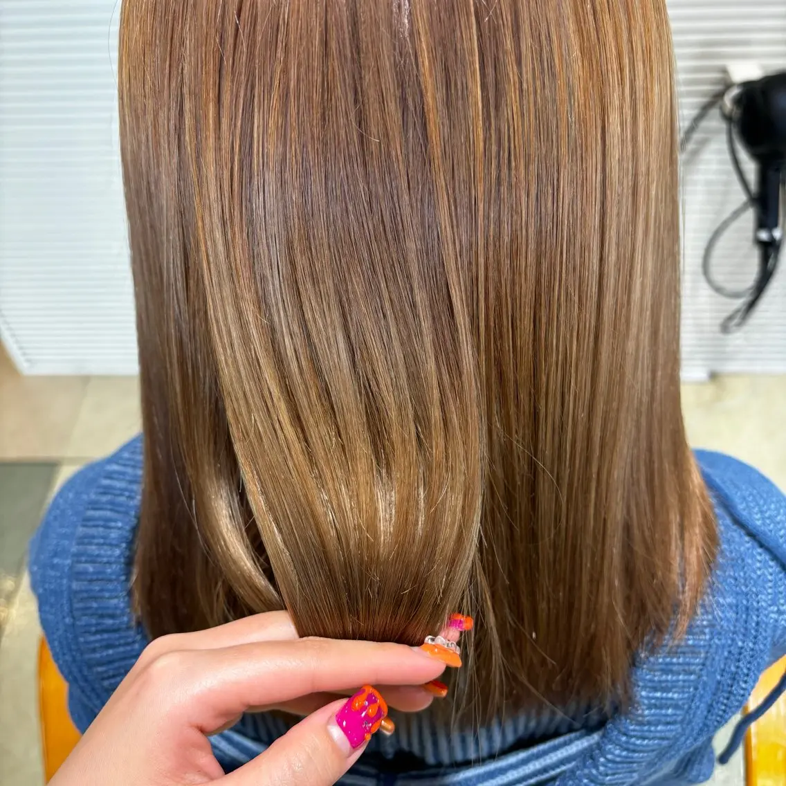 カラー 淡色┊︎ナチュラル 🧁奈那美🧁*.゜のヘアスタイル