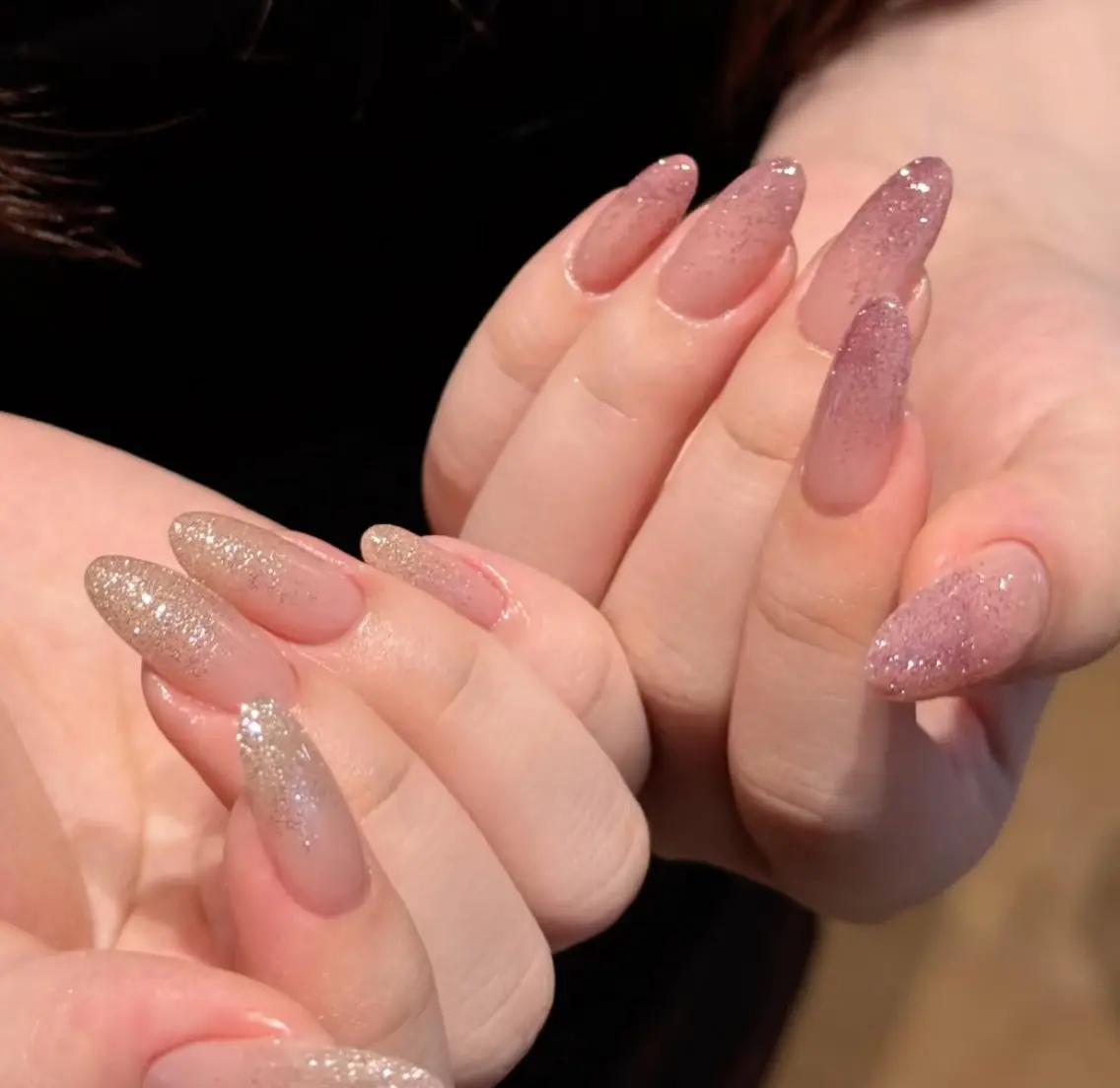 自爪💕ラメグラ-オフあり🎀の写真