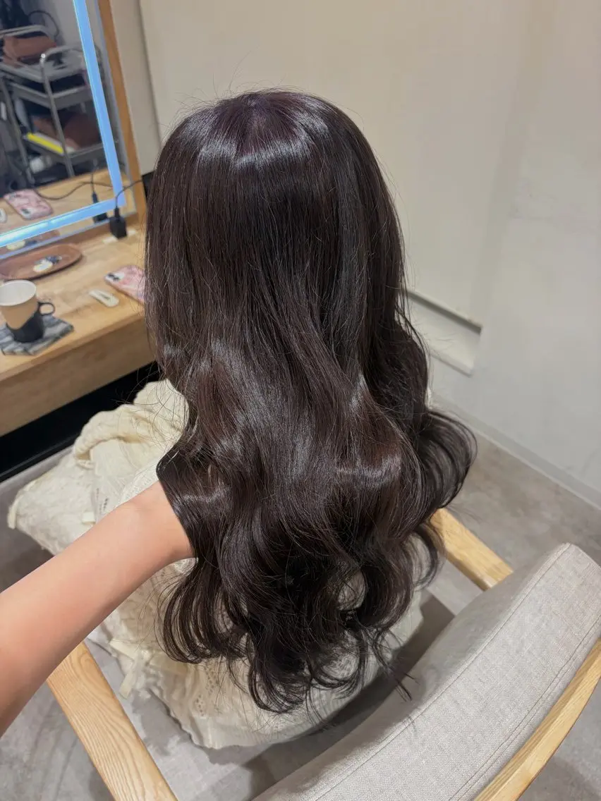 ロング カラー 𝐇𝐚𝐧𝐚 / layer🎀艶髪のヘアスタイル