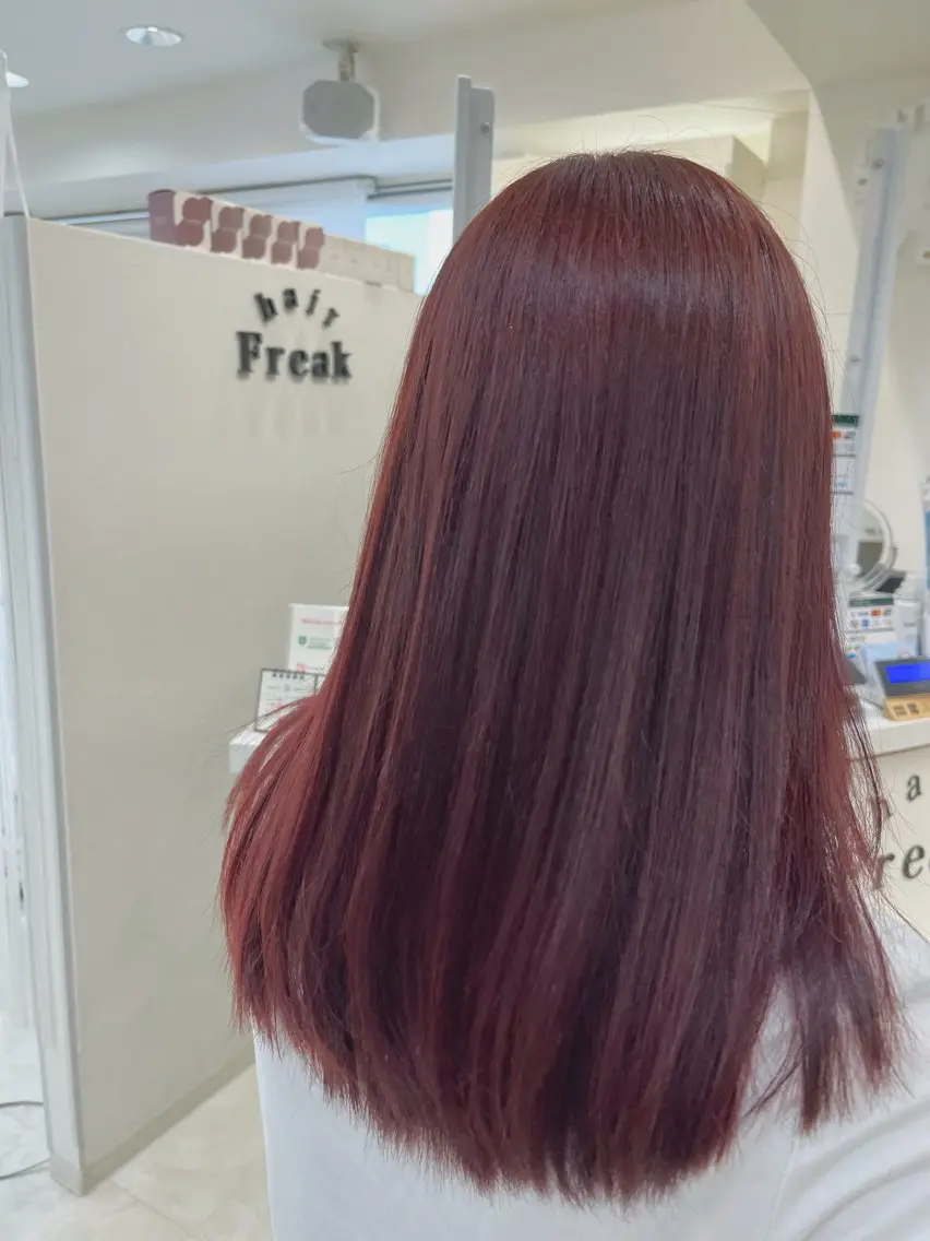 セミロング カラー カット ヘアカラー 山森 大地のヘアスタイル