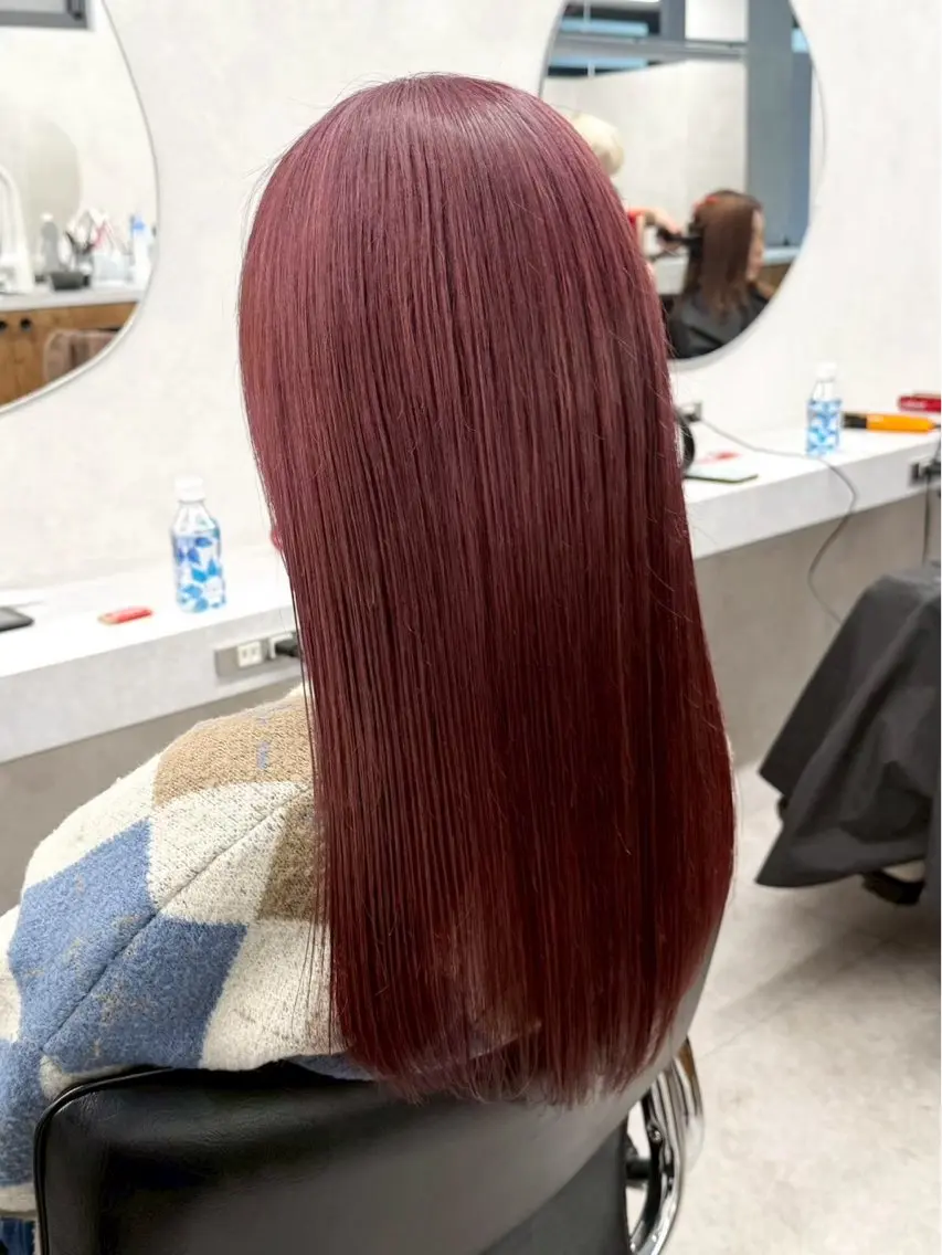 🧡暖色系ワンカラー🧡➕1ステップトリートメント付き❕の写真