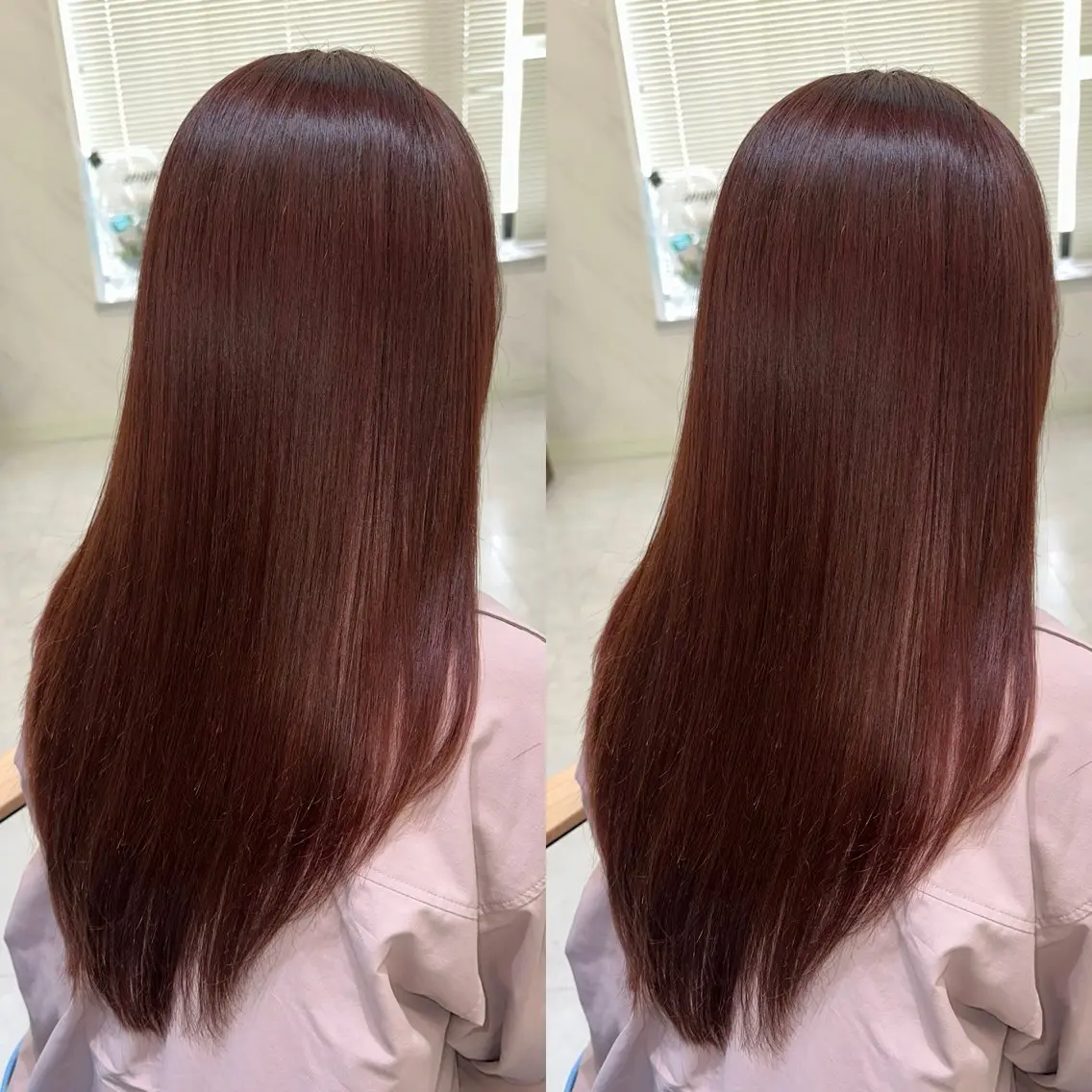 ロング カラー 髪質改善🩵縮毛矯正 代々木/木下のヘアスタイル