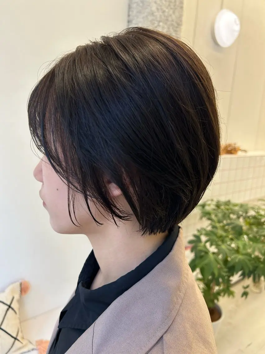 ショート 丸みショート ショートヘア カット ヘッドスパ 名古屋/久屋大通 /不破新のヘアスタイル