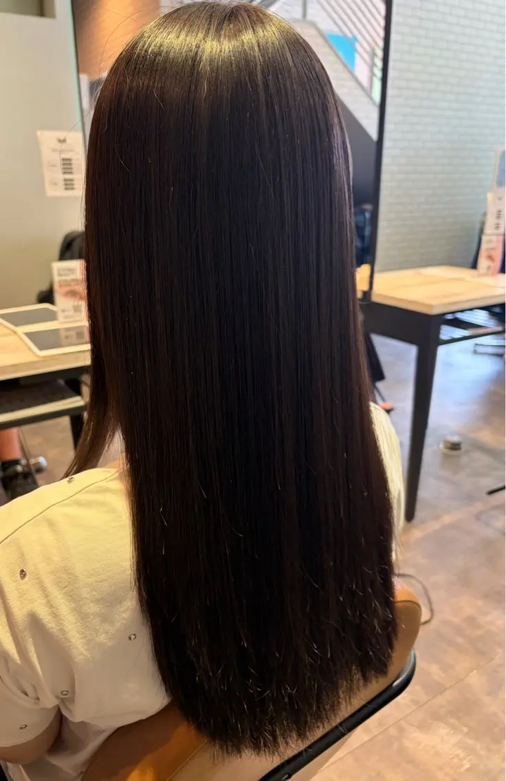 カラー 縮毛矯正 ✨縮毛矯正モデル✨ RURUのヘアスタイル