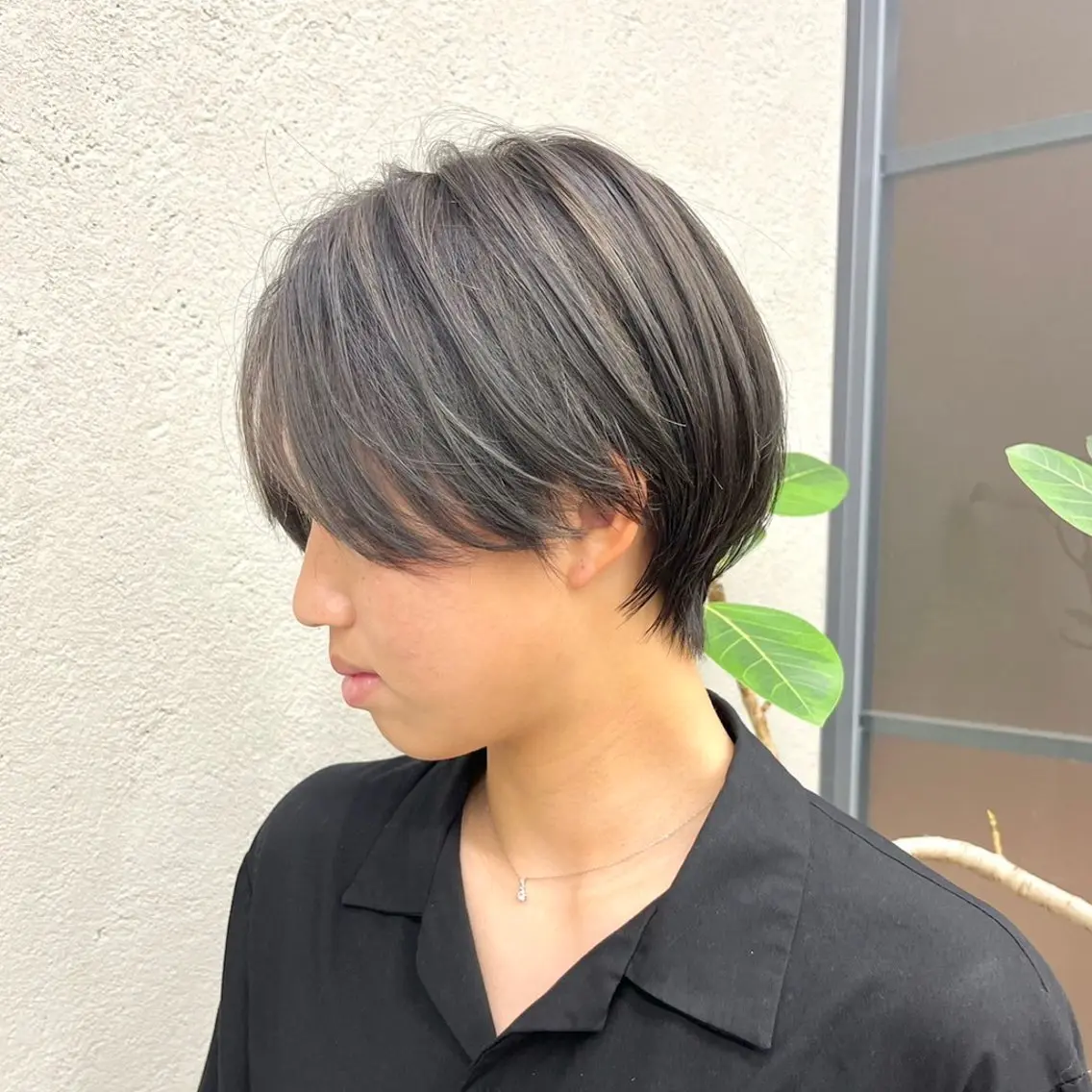ショート 🫧透明感🫧 上岡夕理香のヘアスタイル