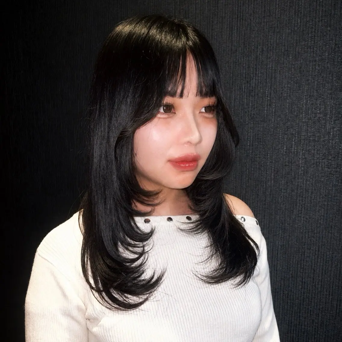 セミロング レイヤーカット カット レイヤー/トレンド カラー/yuukaのヘアスタイル