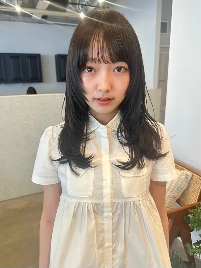 ミディアム カットモデル募集中/ 店長/角田真哉のヘアスタイル