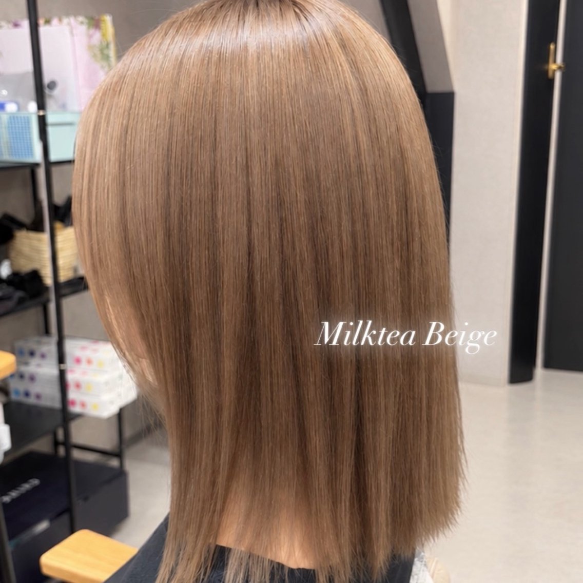 ミディアム カラー HAILEY/ 富田実桜のヘアスタイル