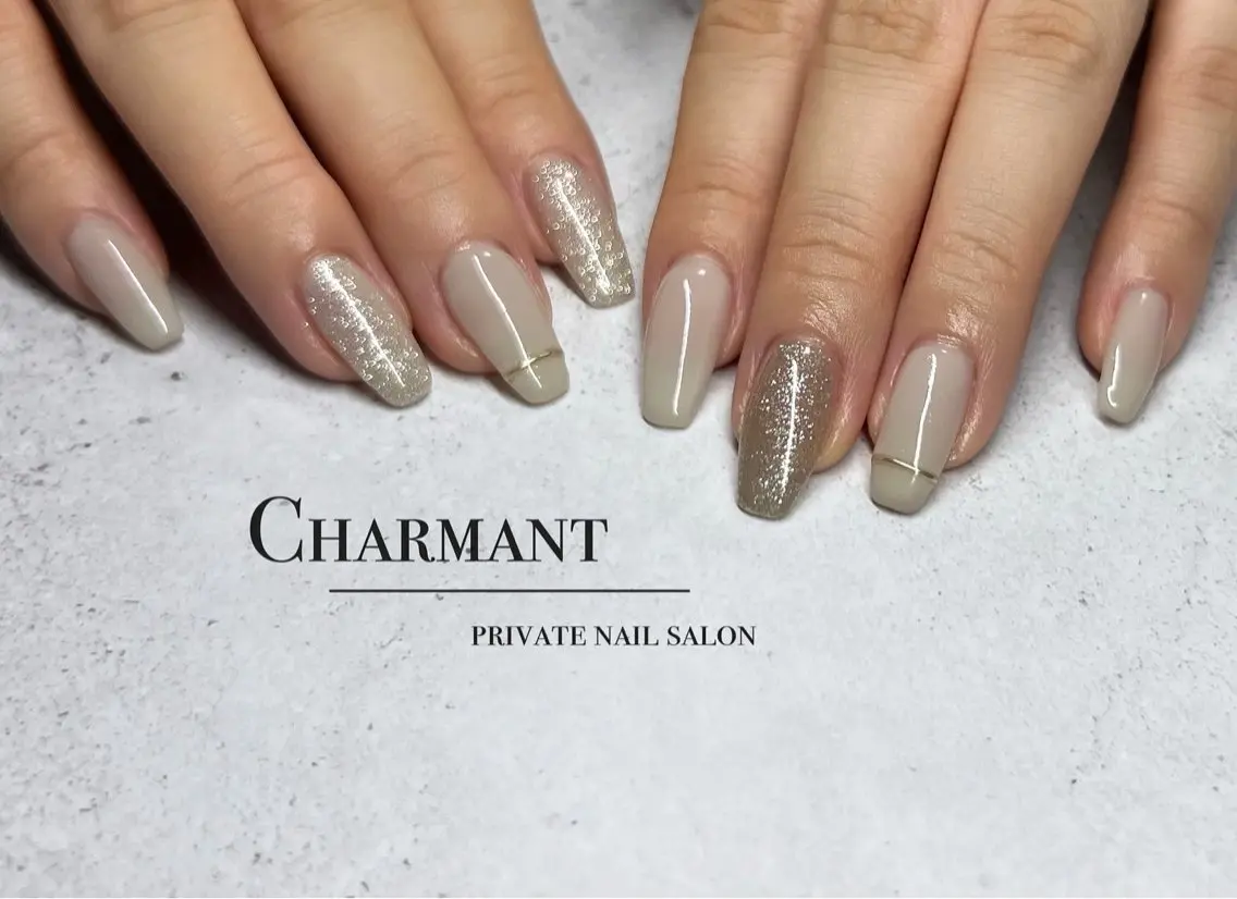 ネイル ハンドネイル Minako 【Charmant】のネイルデザイン