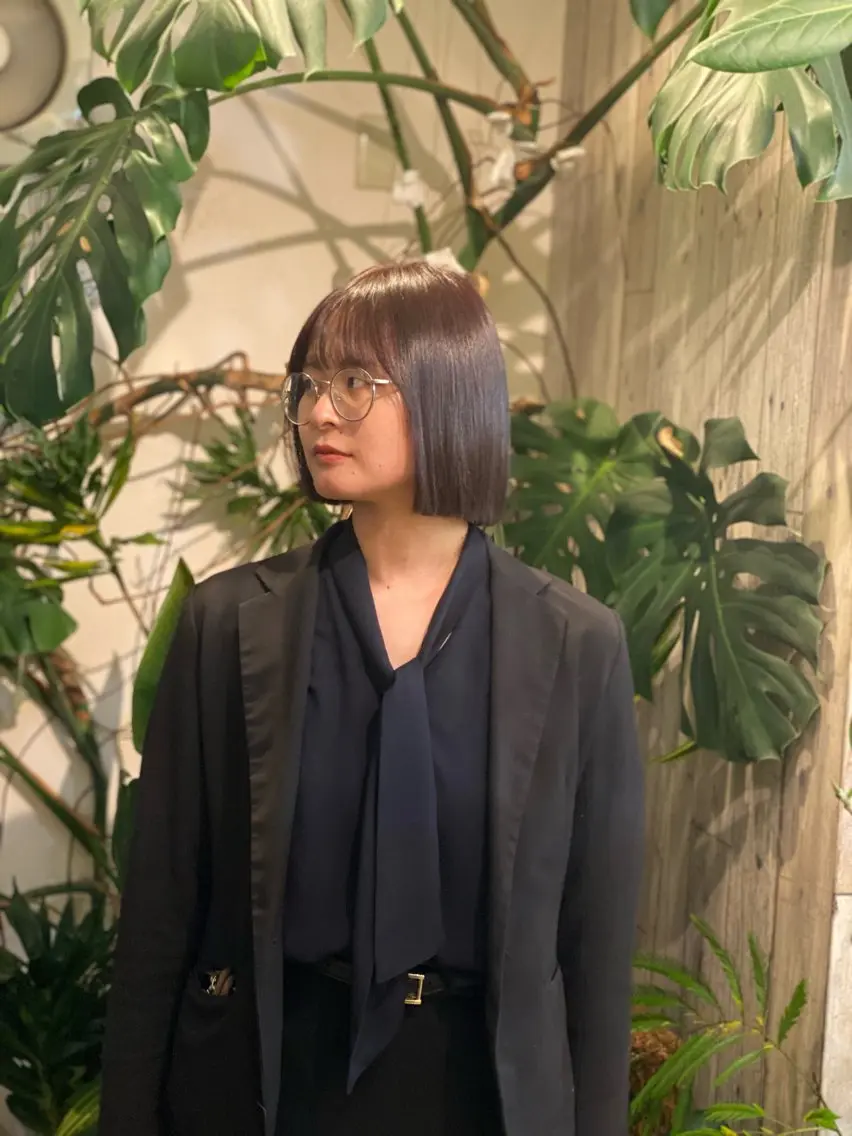 ショート ボブ ひばりヶ丘美容室 カット石井里佳のヘアスタイル