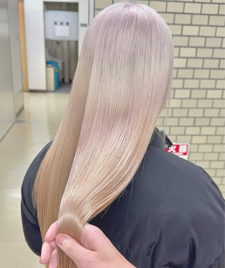 カラー ヘアカラー 龍 颯斗のヘアスタイル