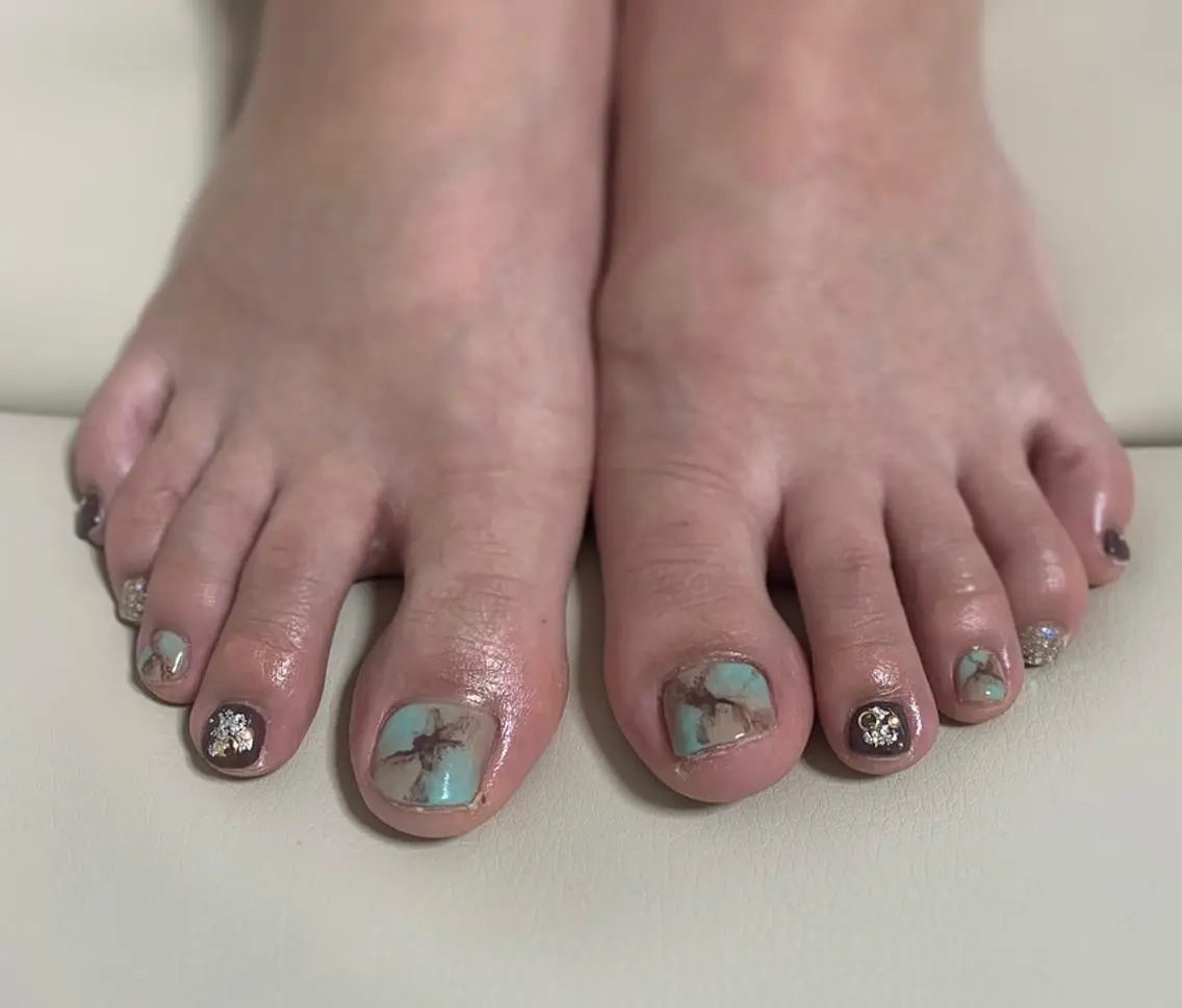 ネイル フットネイル nail M&Tのネイルデザイン
