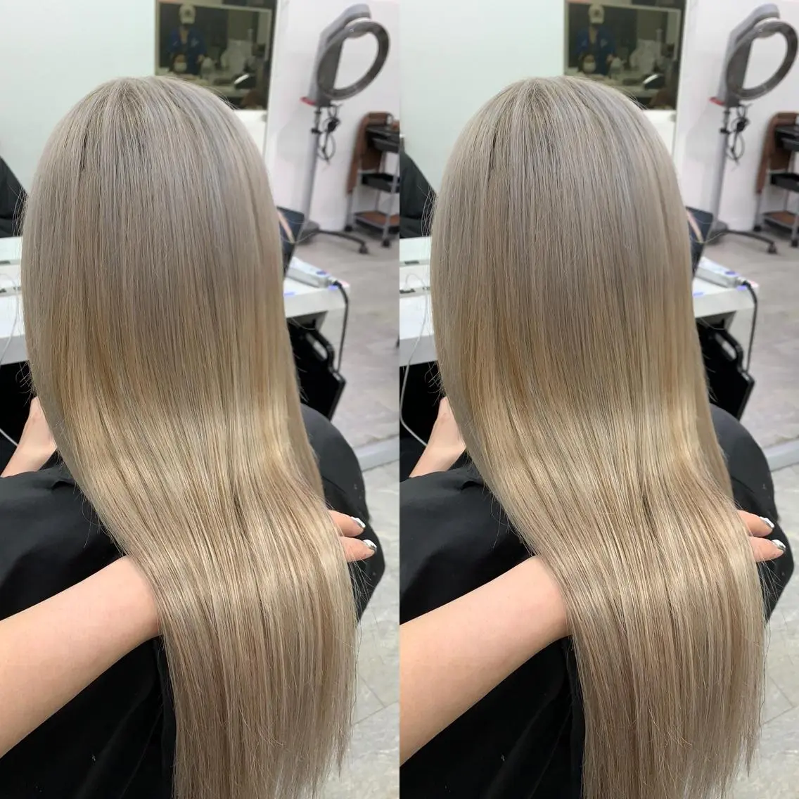 ロング カラー プルエクステ エクステ ヘアカラー エクステ プルエクステ 🖤MIYUのヘアスタイル