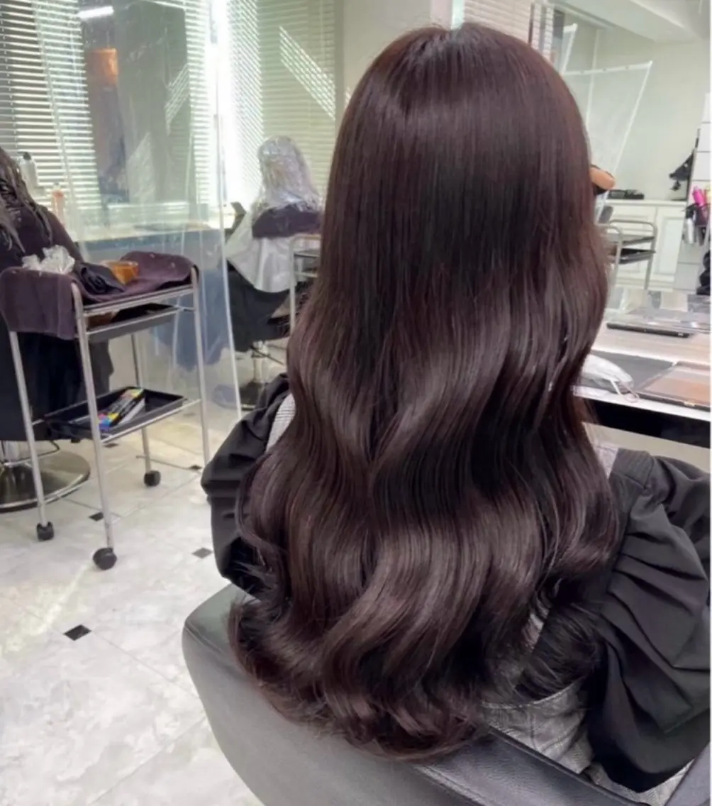 ロング ヘアカラー miku/ラベンダー 透明感カラー🪻❤︎のヘアスタイル