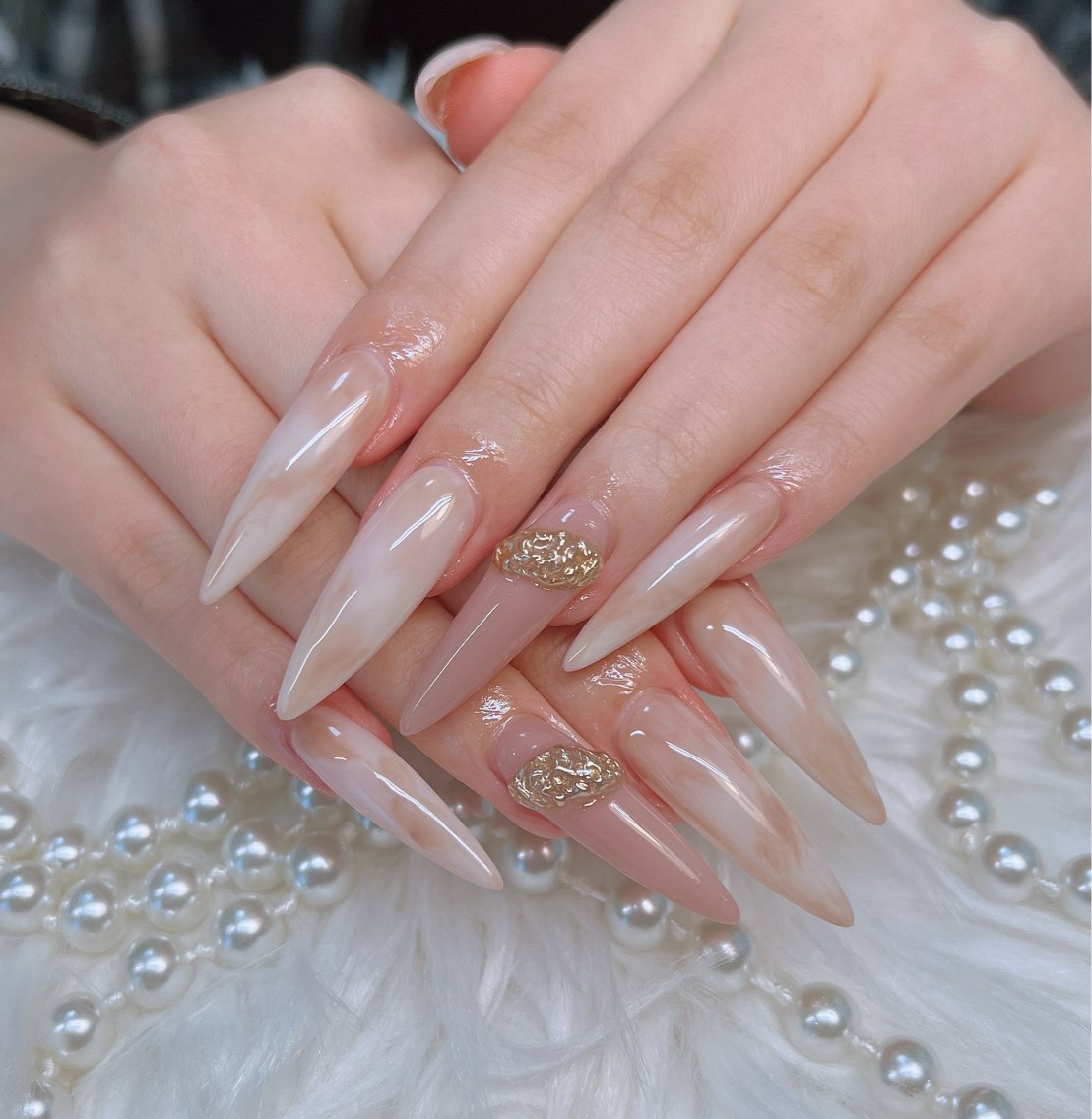 ロング ロング ハンドネイル Lee _nailのネイルデザイン