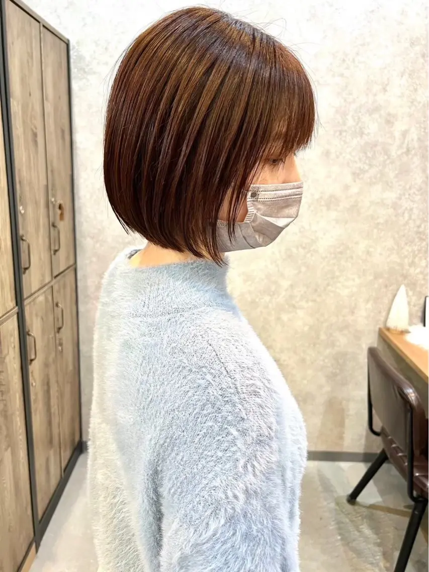 カラー 山崎結菜 髪質改善💎のヘアスタイル