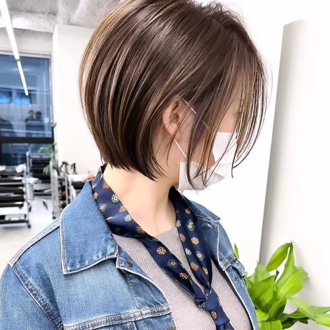 ショート カット ヘアカラー ショート特化✨ 津々美のヘアスタイル