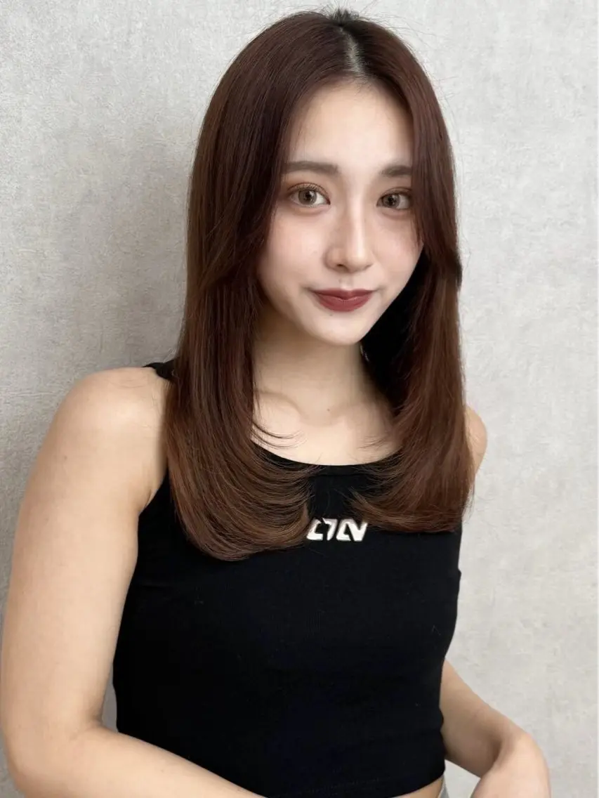 【❣️人気No.1❣️】💖韓国風レイヤーカット💖+✨カラー✨+💎3step髪質改善トリートメント💎の写真