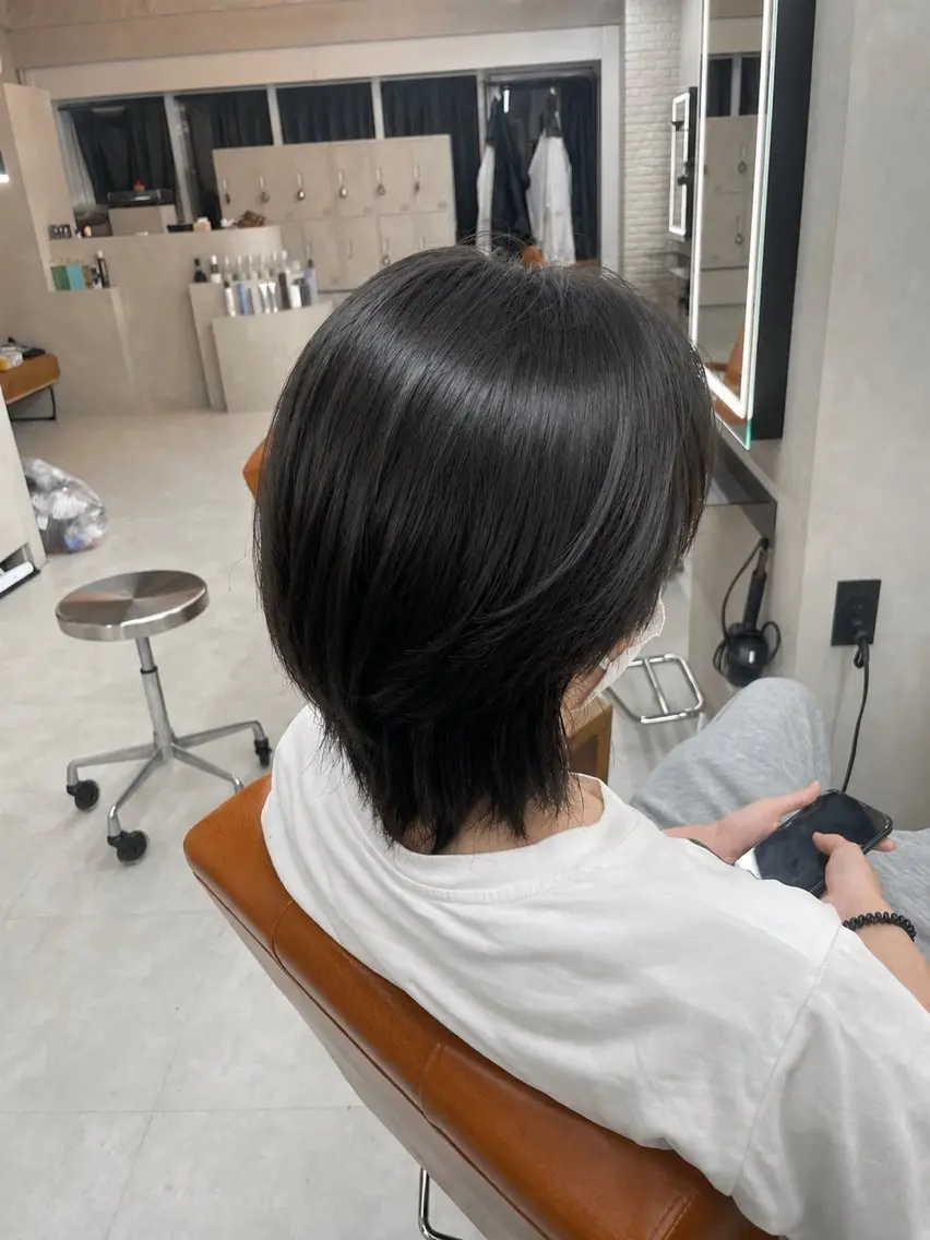 カラー メンズ メンズブリーチ 黒髪 ブリーチ ヘアカラー トリートメント ハイトーン/ブリーチ /原宿コースケのヘアスタイル