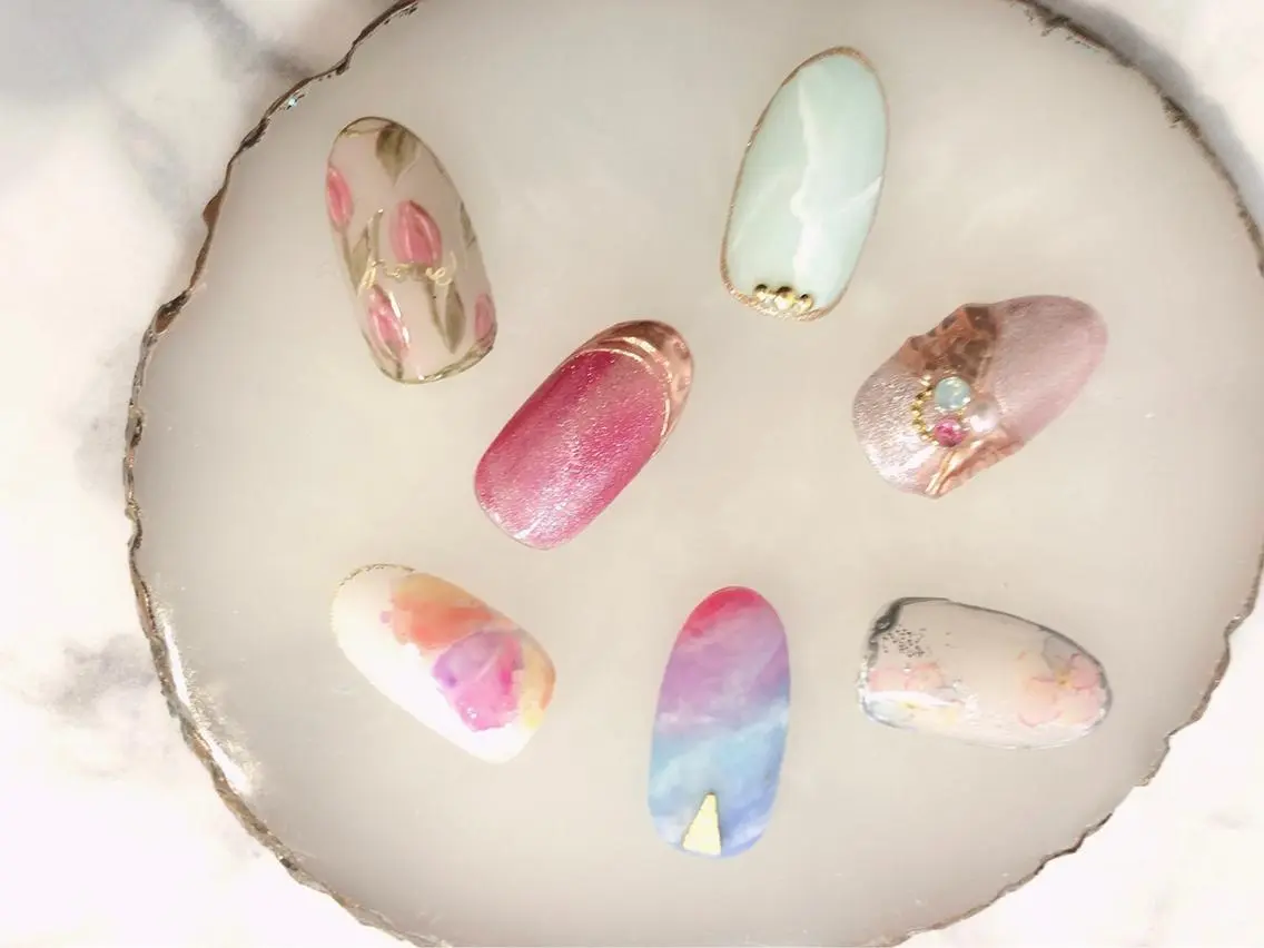 ネイル ハンドネイル Nailsalon ARKαのネイルデザイン