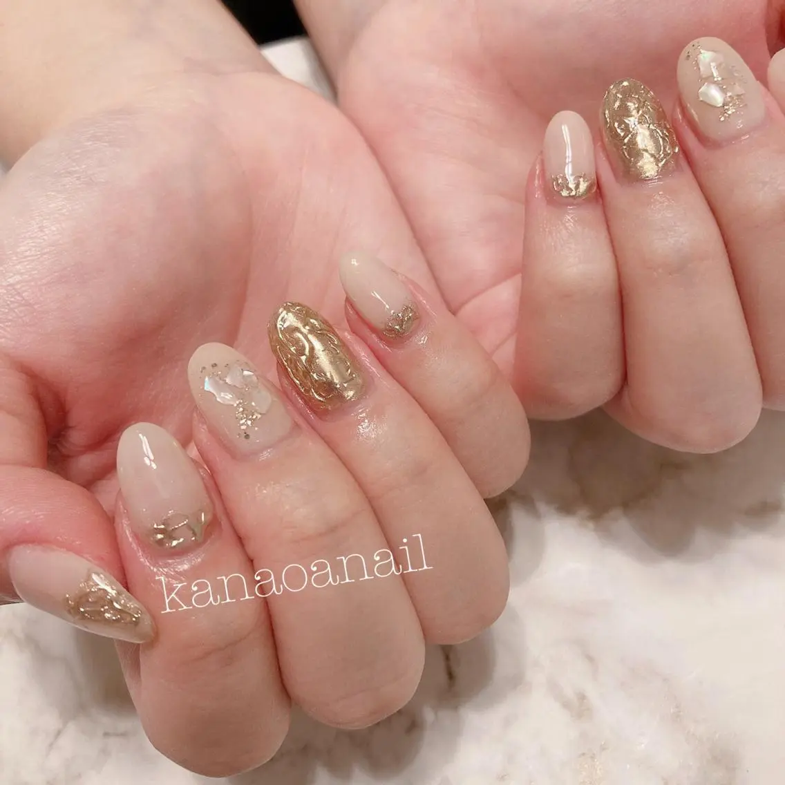 ネイル 地爪育成💅 kanaoanailのネイルデザイン