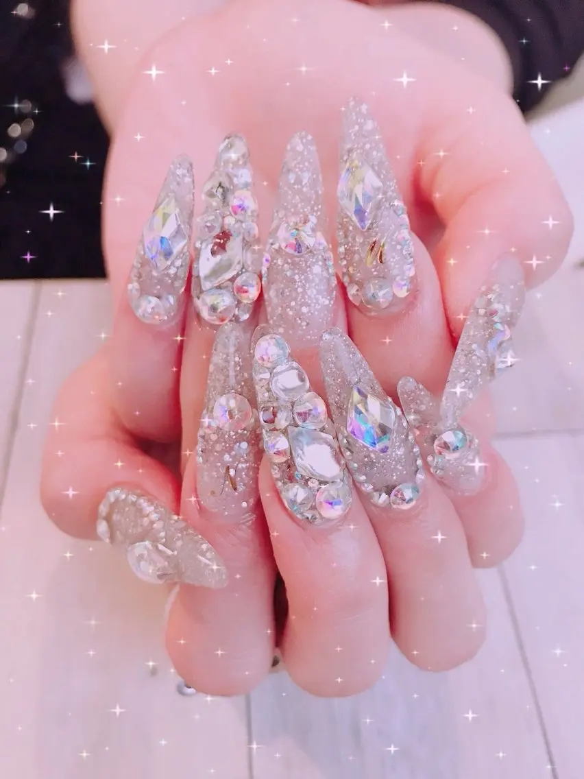 ネイル マグネットネイル ニュアンスネイル ピンク 冬ネイル Lee Nailsのネイルデザイン